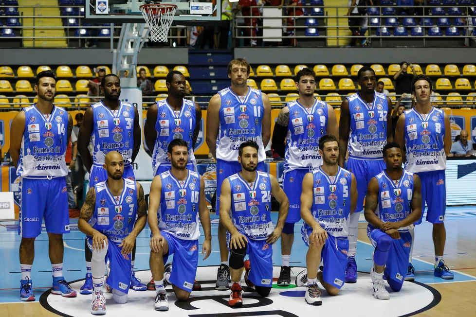 La Dinamo Sassari che disputerà il campionato 2015-2016
