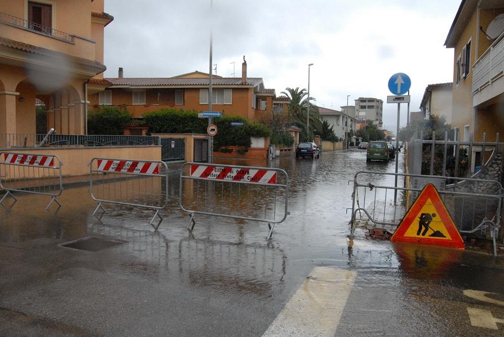 Allerta meteo anche a Olbia: è codice rosso