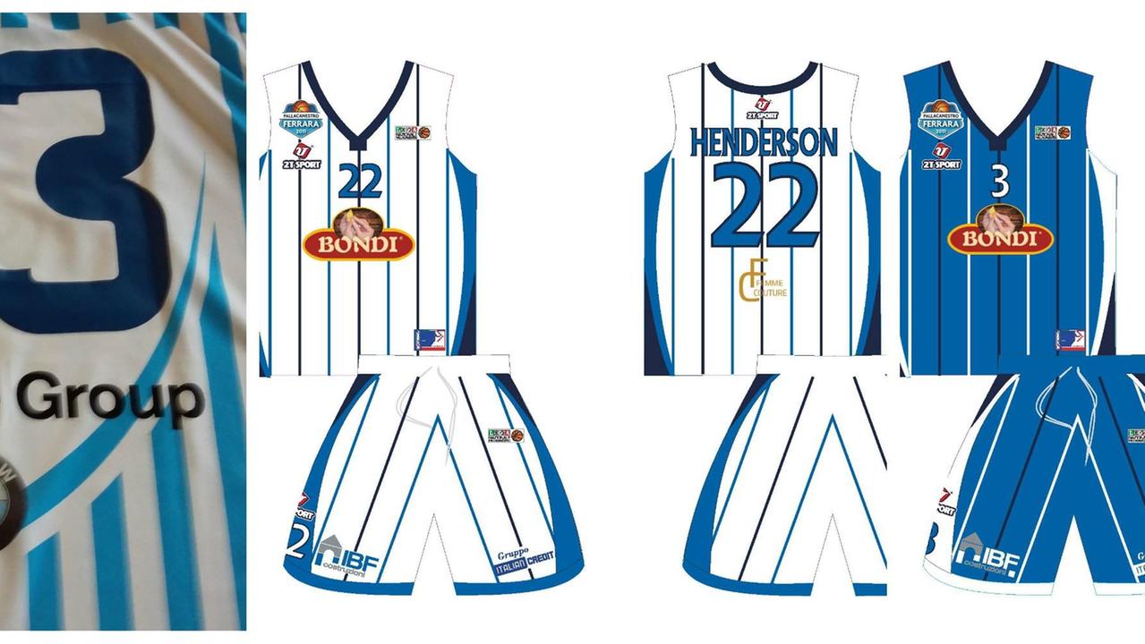 Spal e Pallacanestro Ferrara, ecco le nuove maglie