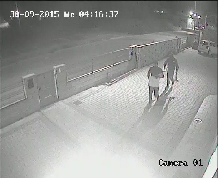I ladri ripresi dalla videosorveglianza