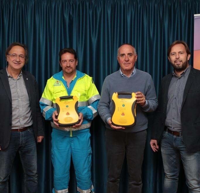 Lucart dona un defibrillatore alla Misericordia