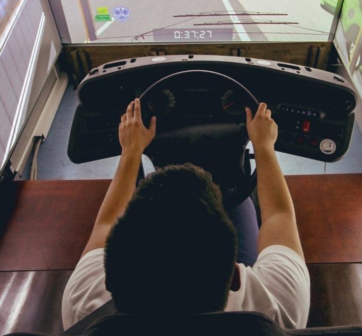 Un simulatore di guida per i bus 