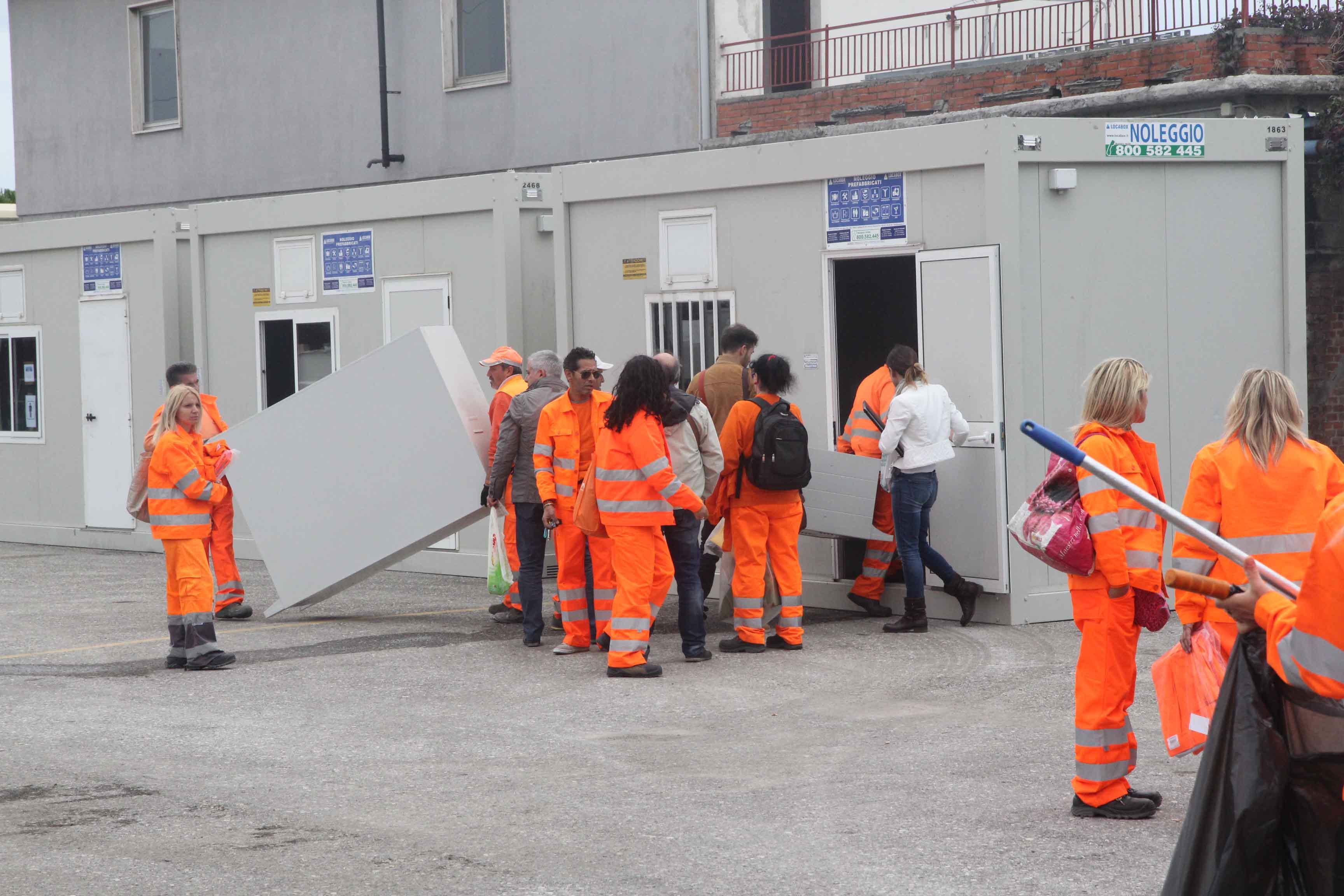 Il piazzale di Stagno scelto dalla nuova società che si è aggiudicata l'appalto da Aamps (Salvini)