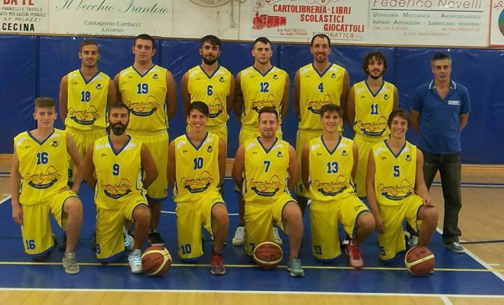 La formazione del Basket Donoratico Cavallino Matto