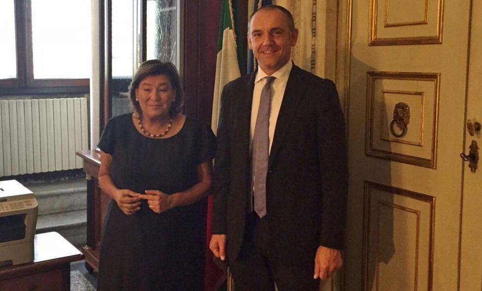 Menesini in visita dal prefetto 