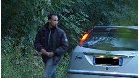 Uno degli arrestati a luglio fotografato dai carabinieri
