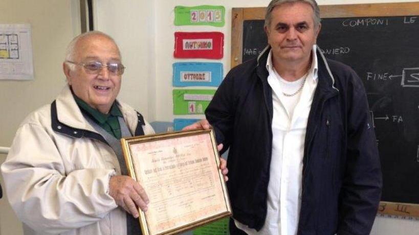 Dopo 102 anni il diploma torna alla scuola d’origine