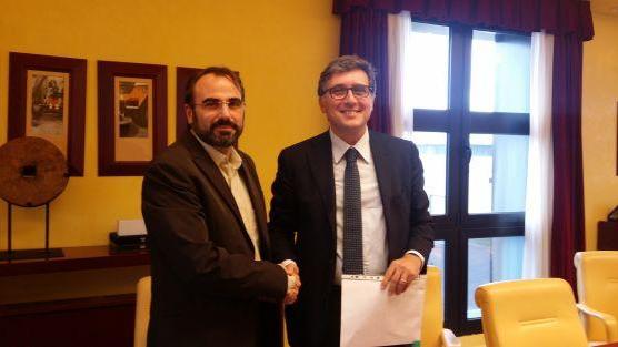 Passaggio di consegne tra Gianluca Tapparini e Alessandro Canovai