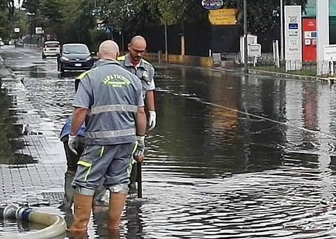 Sottopasso in tilt per l'acqua: il generatore non  funziona