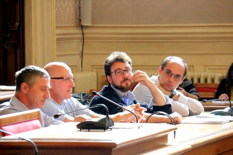 I rappresentanti dei lavoratori Ctt in commissione (Marzi Pentafoto)