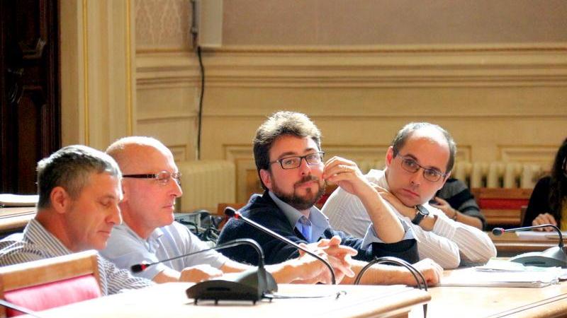 I rappresentanti dei lavoratori Ctt in commissione (Marzi Pentafoto)
