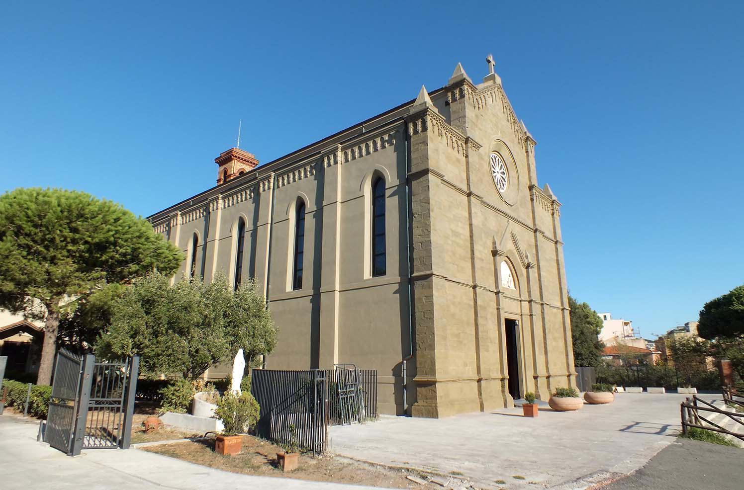 Un'immagine della chiesa dell'Immacolata com'è ora (foto Paolo Barlettani)