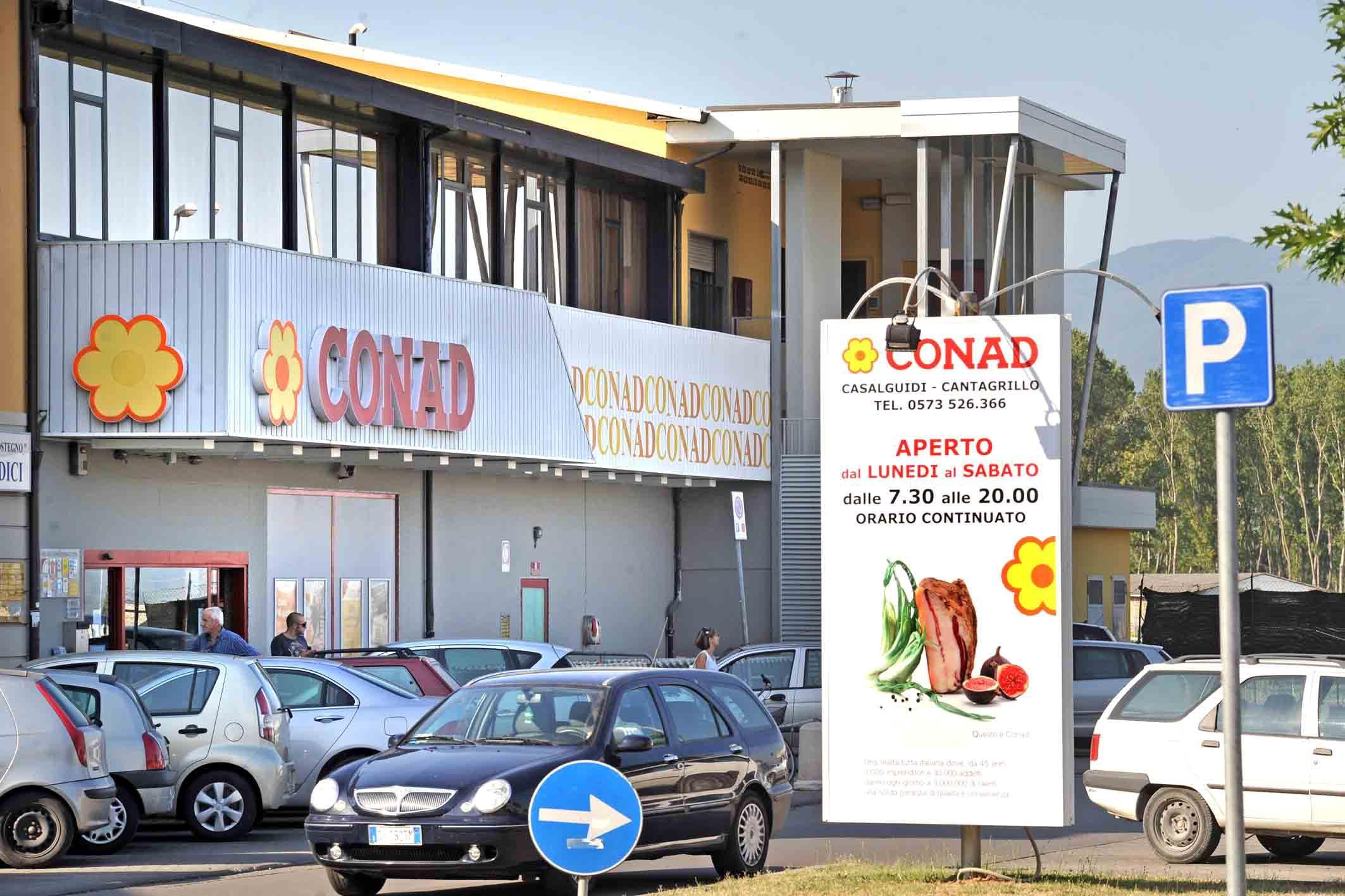 Il supermercato Conad di Casalguidi (foto Gori)