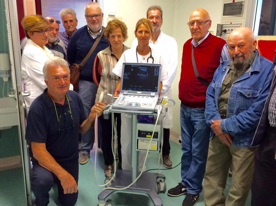 Sonda ecografica donata al reparto di Pediatria