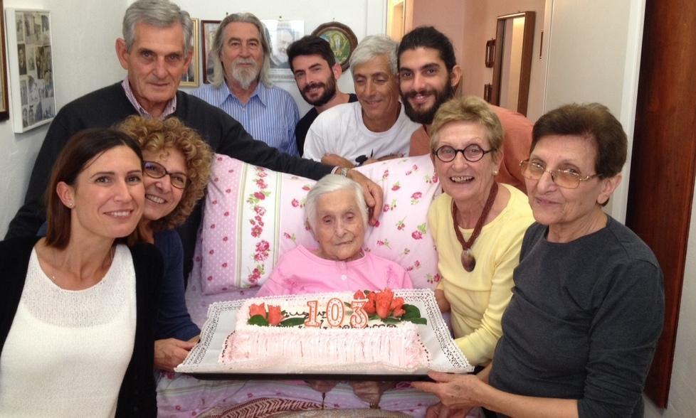 Mariangela Asara festeggia 103 anni