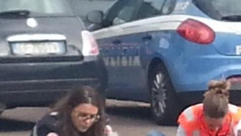 Con l’auto frattura piede a giovane