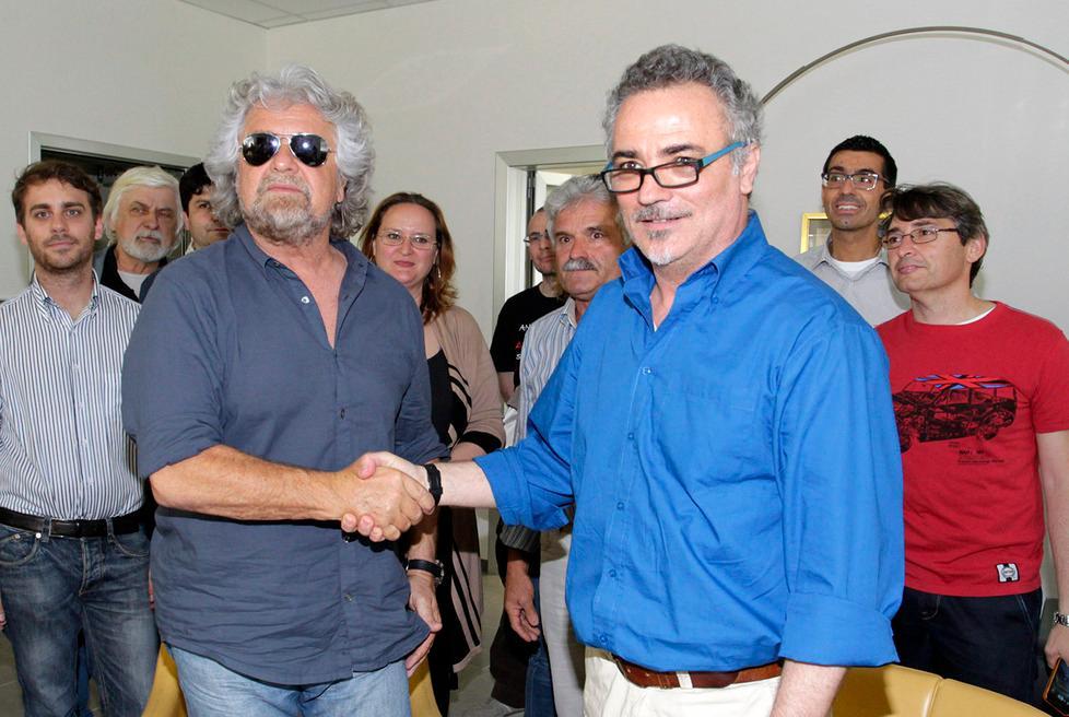 Il cantiere della palestra finanziato dai grillini 