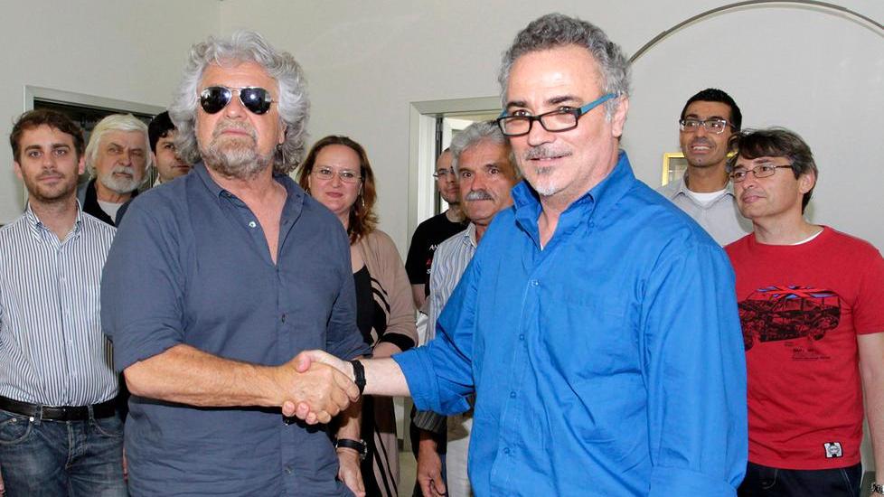 Il cantiere della palestra finanziato dai grillini