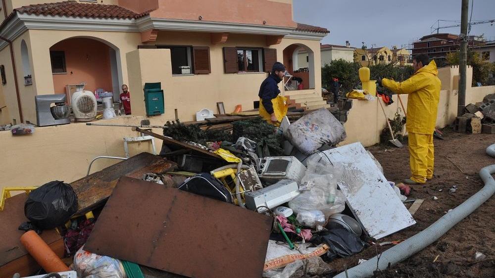 I danni causati a Olbia dalla tragica alluvione del 2013