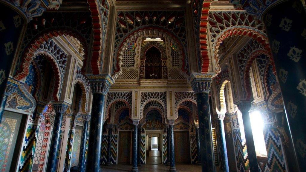 Una sala del castello di Sammezzano (Sestini)