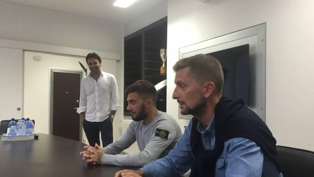 Cosimo Chiricò insieme al presidente Paolo Toccafondi