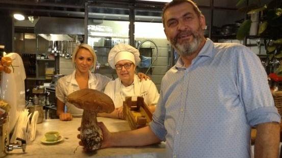 Porcino da record al ristorante
