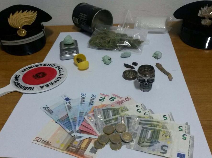 Giovane in carcere per spaccio di droga 
