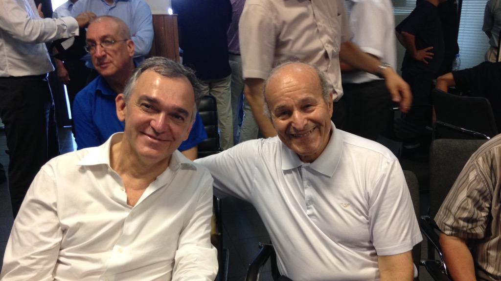 Issad Rebrab col presidente della Regione, Enrico Rossi