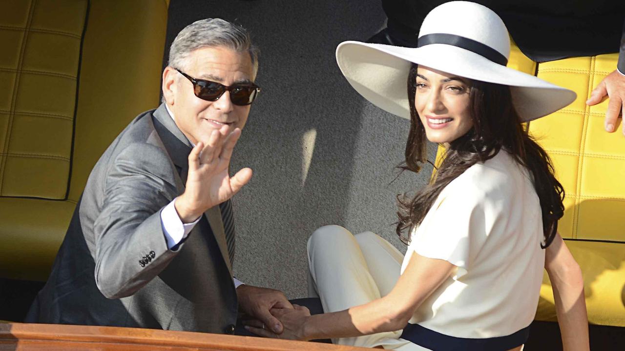 George Clooney e la moglie Amal