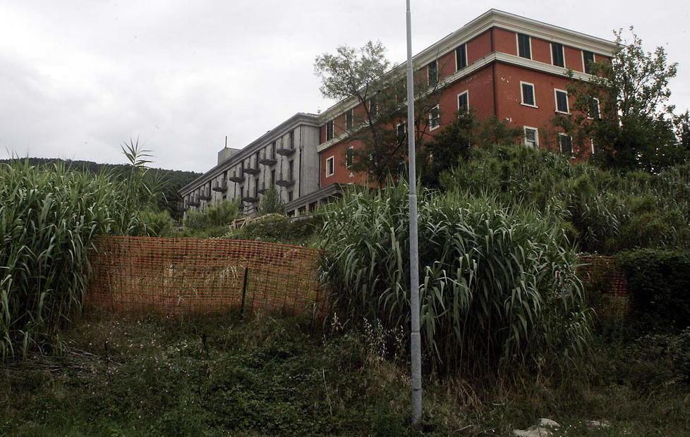 Una veduta dell'albergo Grotta Parlanti a Monsummano 
