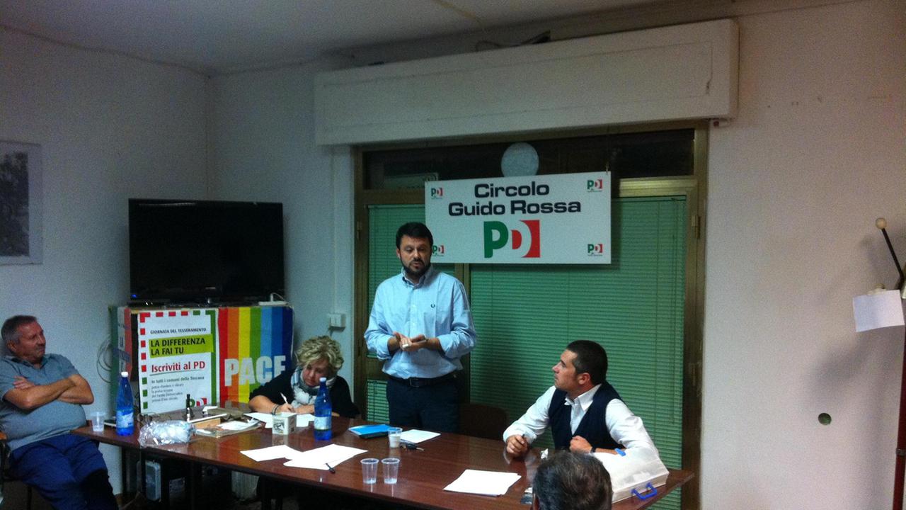 L'intervento di Filippo Costalli all'assemblea del Pd