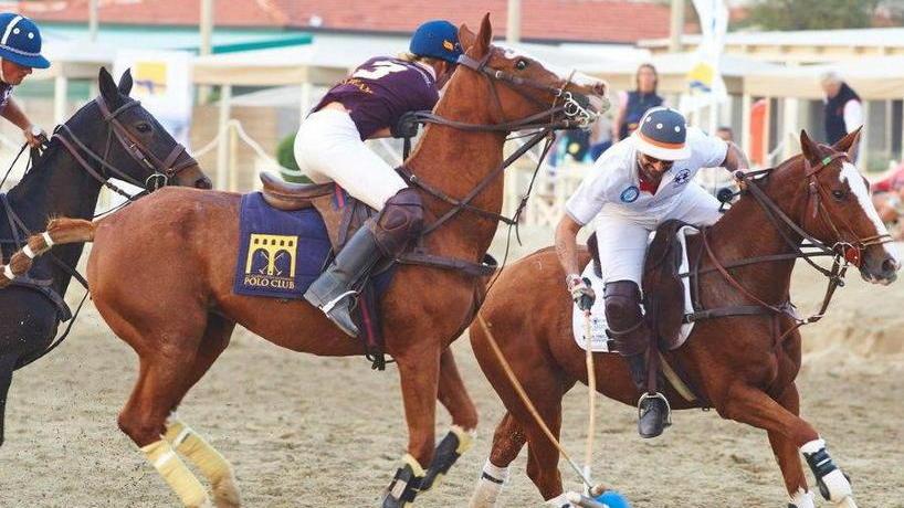 Le star del polo sulla spiaggia di Lido