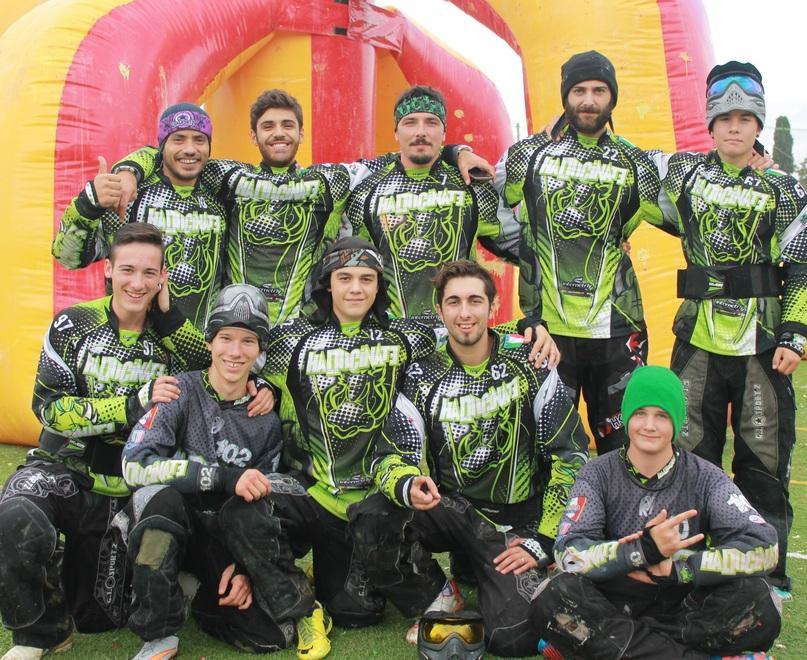 Hallucinate sale sul podio del torneo di paintball 