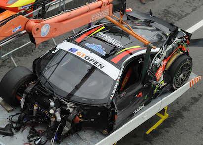 Pauroso incidente per Benucci a Monza