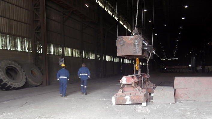 Un interno dello stabilimento della Leali Steel