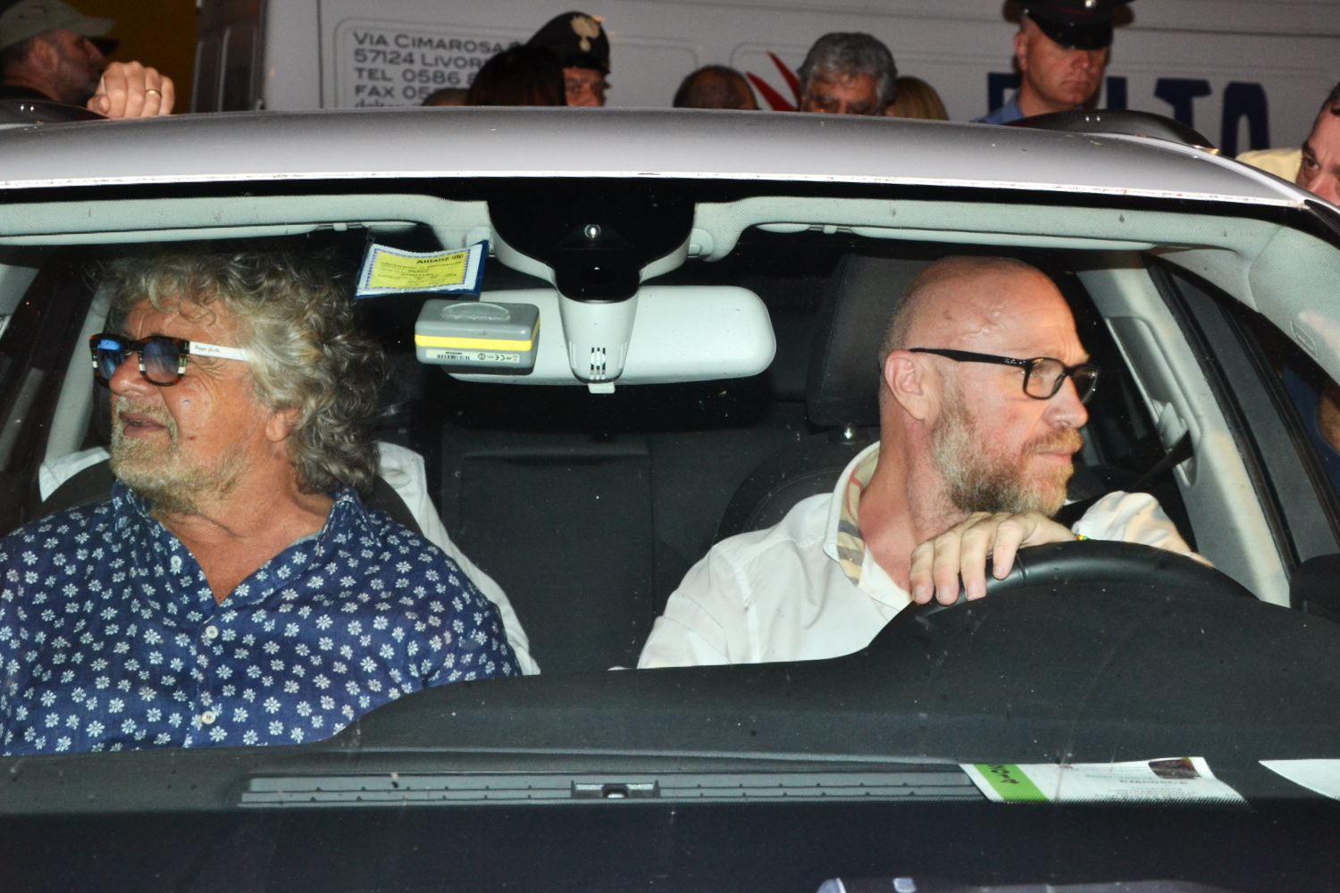 Nogarin con Beppe Grillo 