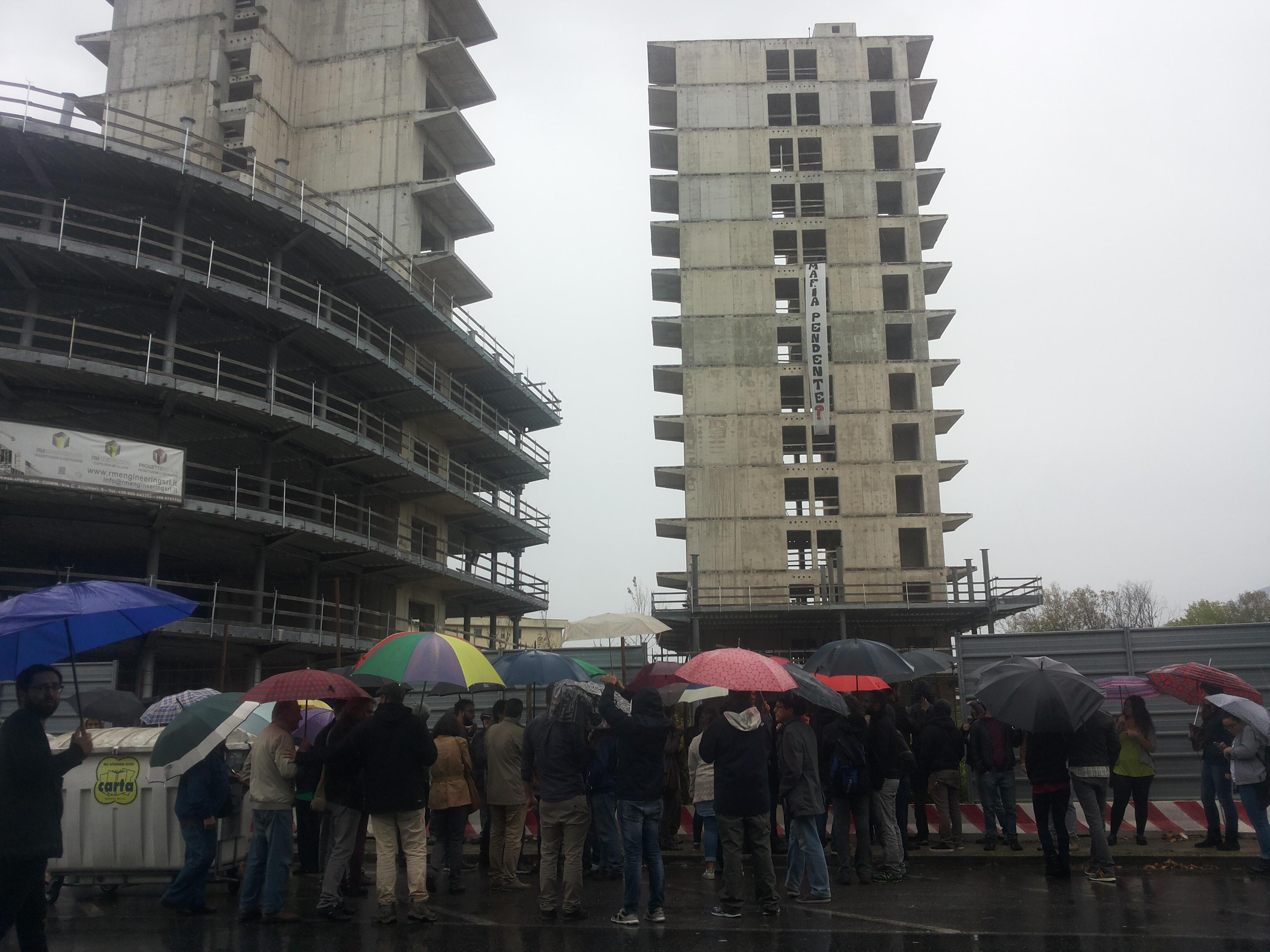 La manifestazione a Pisanova
