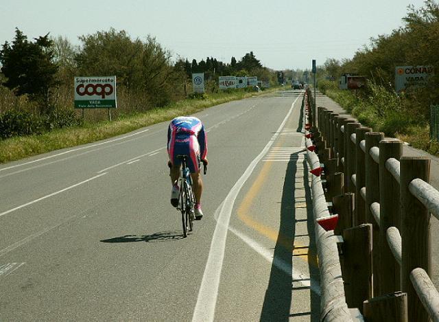 Uno scorcio della pista ciclabile di Rosignano