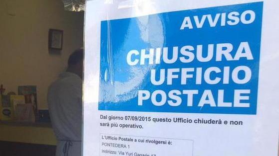 Poste, il Tar fa riaprire l’ufficio di Treggiaia