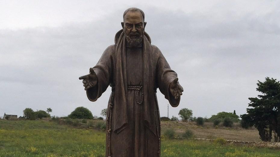 Questa sera sarà benedetta la statua di Padre Pio