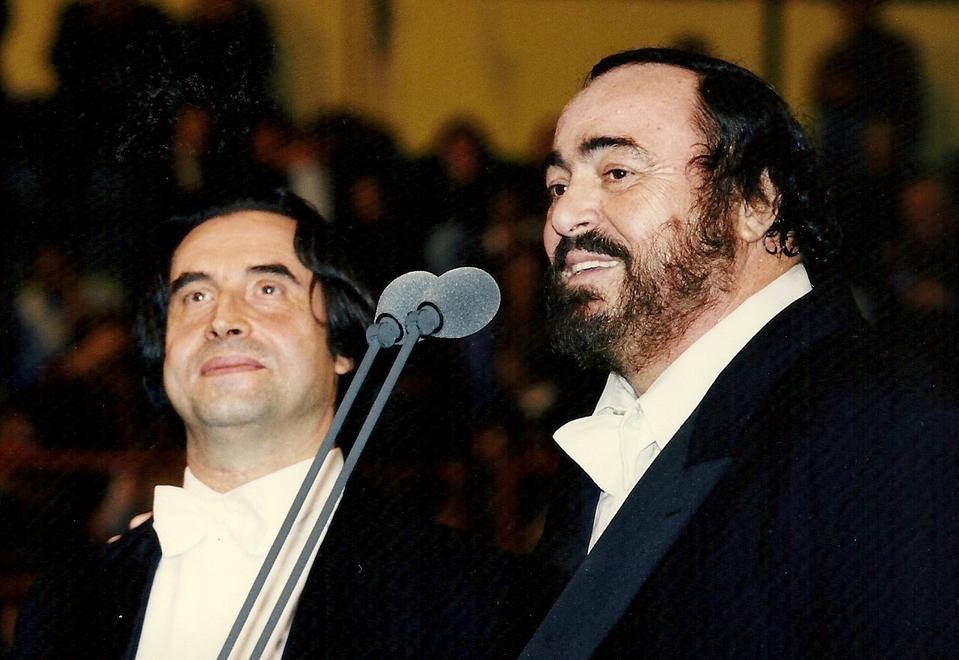La bacchetta di Muti per Pavarotti 