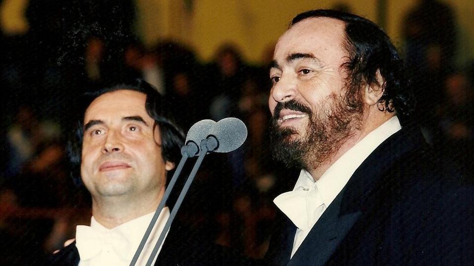 La bacchetta di Muti per Pavarotti
