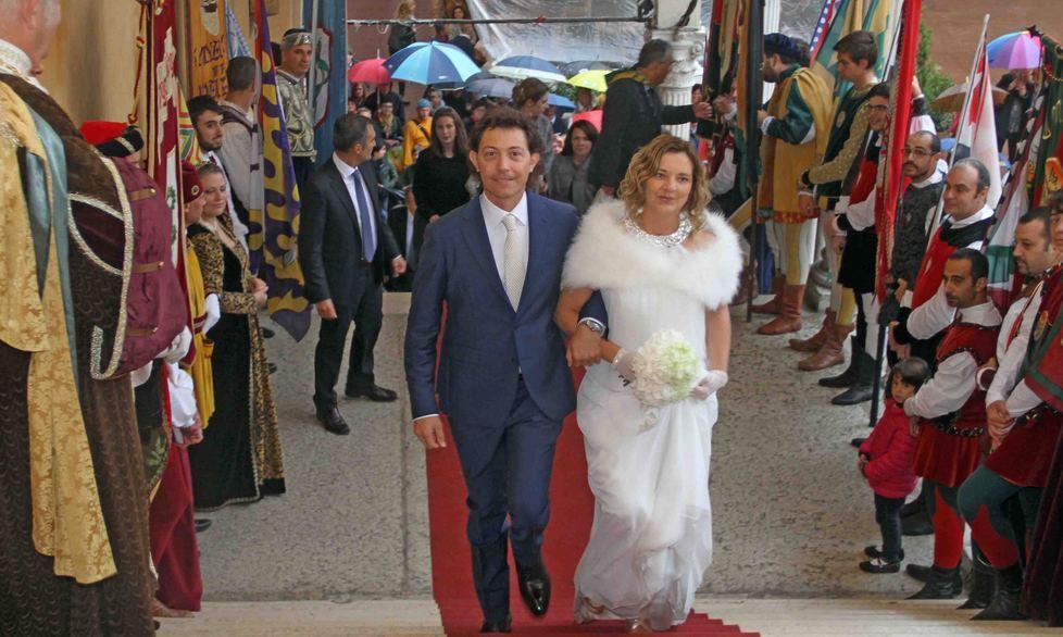 Si è sposato il presidente del Palio