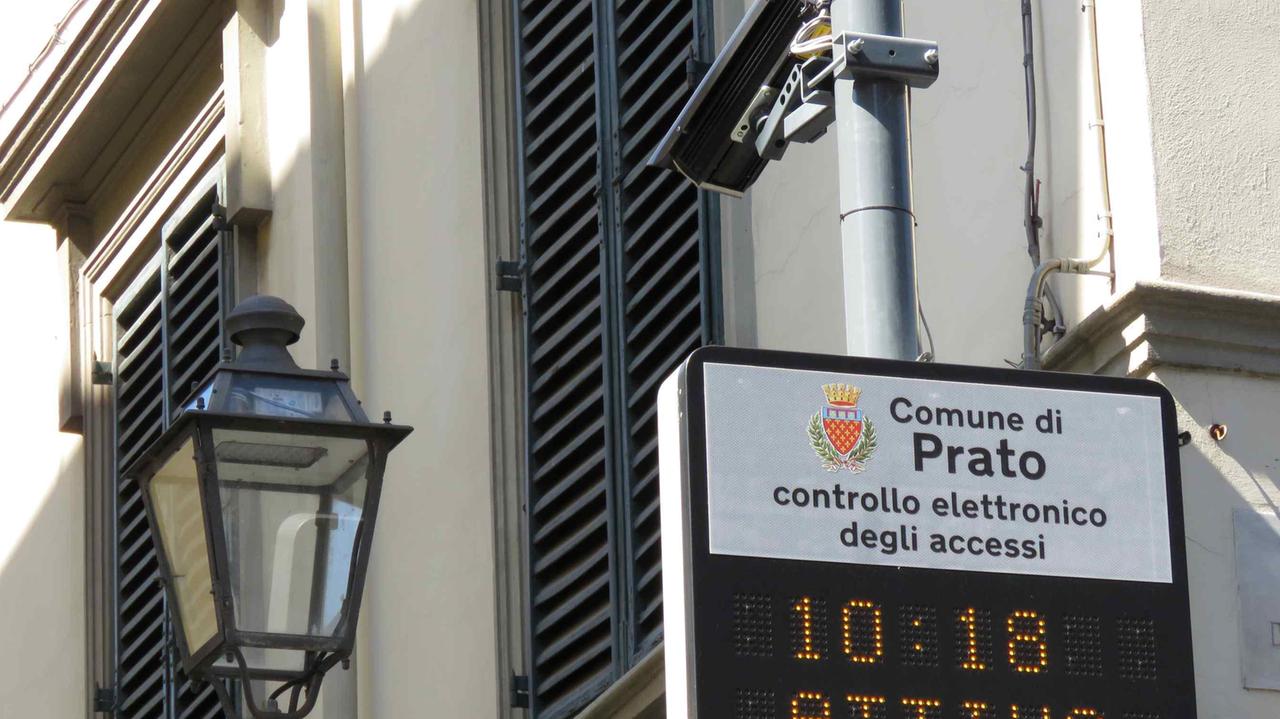 Uno dei varchi elettronici a protezione della Ztl