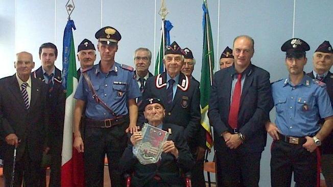 Ex appuntato Formisano a Villa Serena visitato dagli ex commilitoni