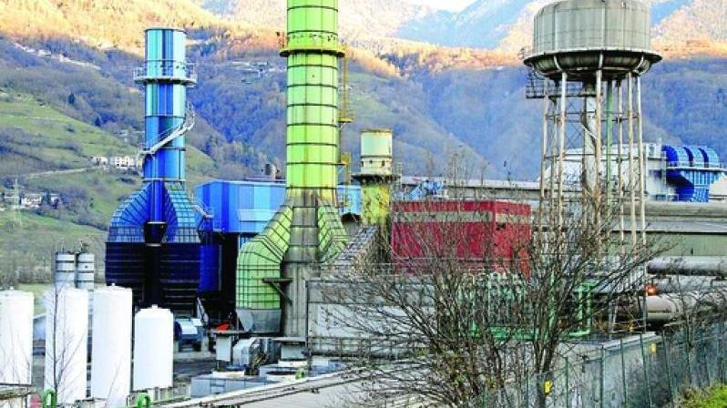 Lo stabilimento della Leali a Borgo Valsugana