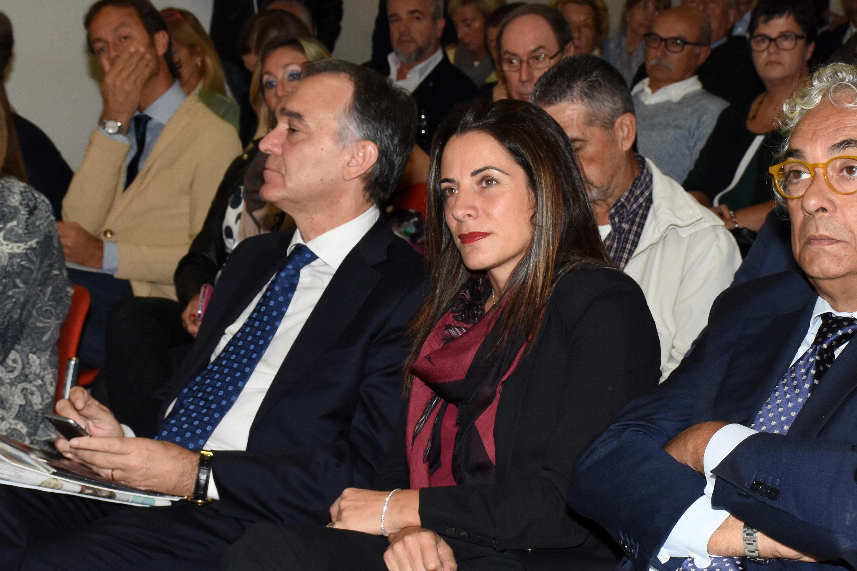 Enrico Rossi e Antonella Mansi all'assemblea di Confindustria