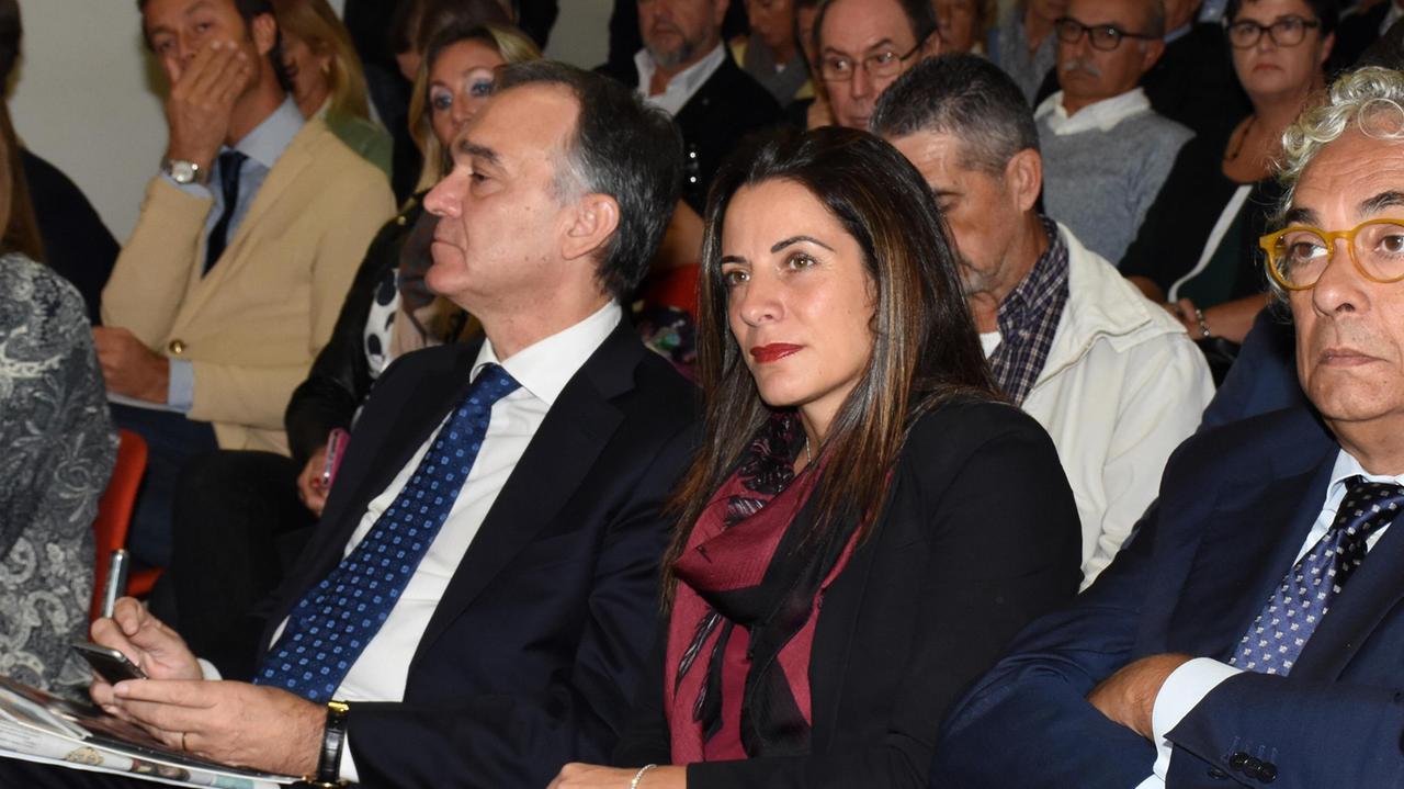 Enrico Rossi e Antonella Mansi all'assemblea di Confindustria