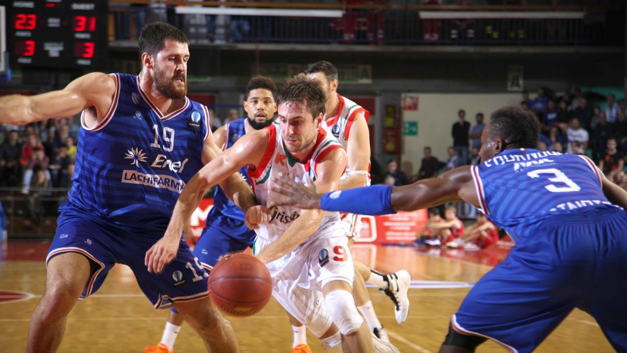 Eurocup, grande rimonta della Grissin Bon: Brindisi battuta 82-79