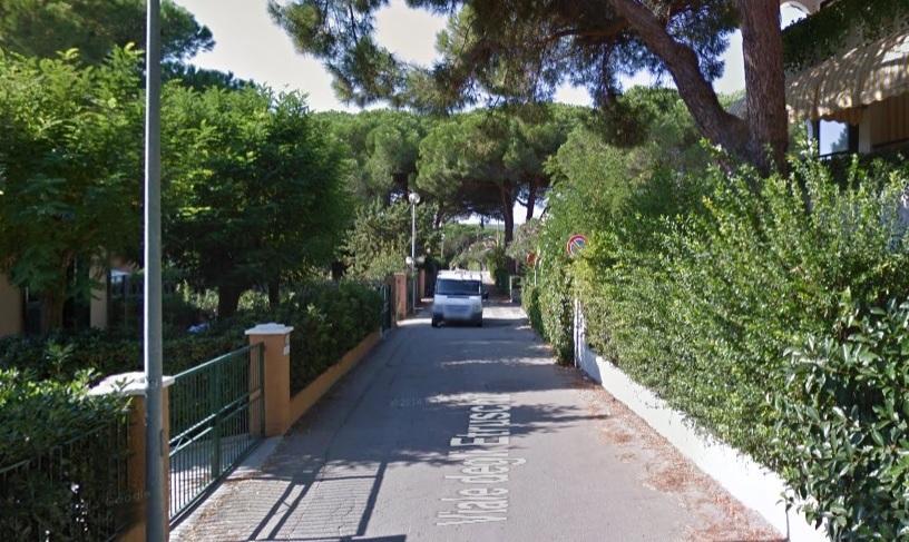 Lavori sul viale degli Etruschi 